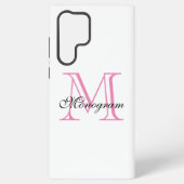 Coque Samsung Galaxy Monogramme (Verso)