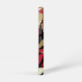 Coque Samsung Galaxy Monogramme à lèvres rouges sophistiqué (Côté droit)