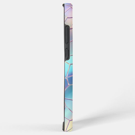 Coque Samsung Galaxy Monogramme Arrière - plan Holographique Foil Motif (Côté droit)