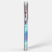 Coque Samsung Galaxy Monogramme Arrière - plan Holographique Foil Motif (Côté droit)