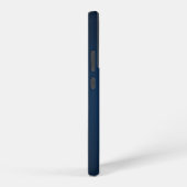 Coque Samsung Galaxy Monogramme bleu foncé rustique (Côté droit)