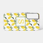 Coque Samsung Galaxy Monogramme Citron Citrus Nom (Verso Horizontal)