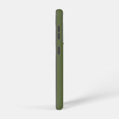 Coque Samsung Galaxy Monogramme classique minimal vert olive (Côté droit)