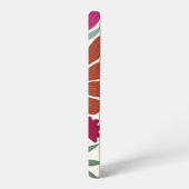 Coque Samsung Galaxy Monogramme Coloré Retro Floral Boho (Côté gauche)