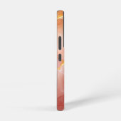 Coque Samsung Galaxy Monogramme d'Agate Rouge et Or Chic (Côté droit)