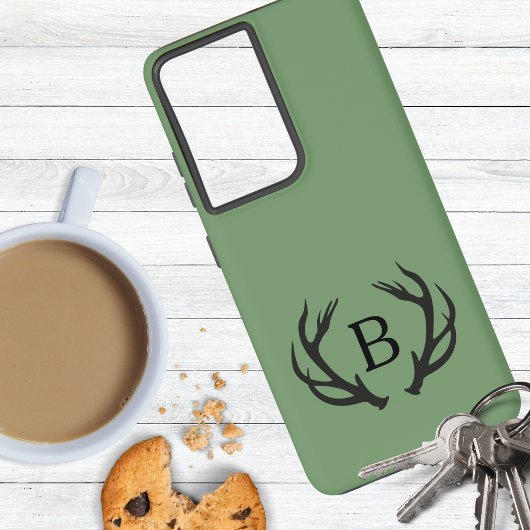 Coque Samsung Galaxy Monogramme de Deer Antler