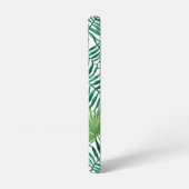 Coque Samsung Galaxy Monogramme de feuilles de palmier botanique vert é (Côté gauche)