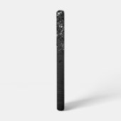 Coque Samsung Galaxy Monogramme d'étincelle à Parties scintillant noire (Côté gauche)