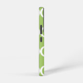 Coque Samsung Galaxy Monogramme Élégant Vert (Côté droit)