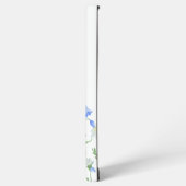 Coque Samsung Galaxy Monogramme Fleur sauvage aquarelle (Côté gauche)