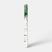 Coque Samsung Galaxy Monogramme floral de l'île tropicale Or blanc (Côté gauche)