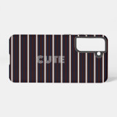 Coque Samsung Galaxy Monogramme moderne trié (Verso Horizontal)