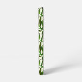 Coque Samsung Galaxy Monogramme moderne vert Botanique (Côté gauche)