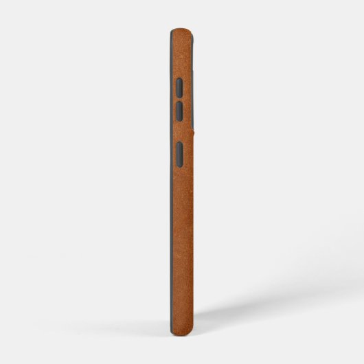 Coque Samsung Galaxy Monogramme or en cuir simple (Côté droit)