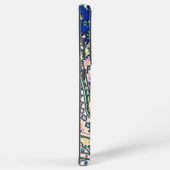 Coque Samsung Galaxy Monogramme Paisson bleu Sage vert rose pâle (Côté droit)