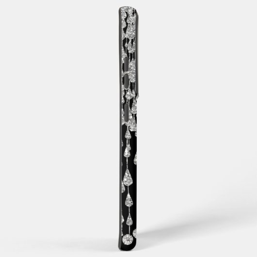 Coque Samsung Galaxy Monogramme Parties scintillant Icicules Glam (Côté droit)