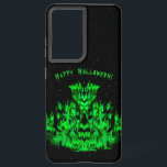 Coque Samsung Galaxy Monstre de flamme dans le ciel étoilé<br><div class="desc">Monstre de flamme dans le ciel étoilé,  peinture numérique par Krisi ArtKSZP >>> Plus de produits dans Catégorie de magasin >>> Halloween >>> Monstre de flamme dans le ciel étoilé</div>