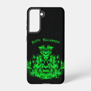 Coque Samsung Galaxy Monstre de flamme dans le ciel étoilé