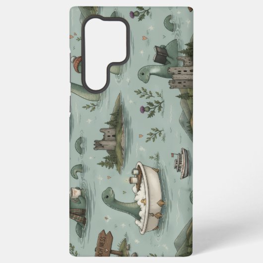 Coque Samsung Galaxy Monstre du Loch Ness (Verso)