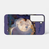 Coque Samsung Galaxy Moonlit Dreamer - Serene Night Sky (Verso Horizontal)