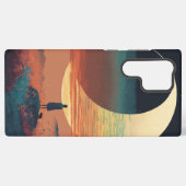 Coque Samsung Galaxy Moonlit Serenity Phone Case (Verso Horizontal)