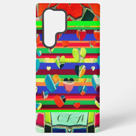 Coque Samsung Galaxy Mosaïque Abstraite (Verso)