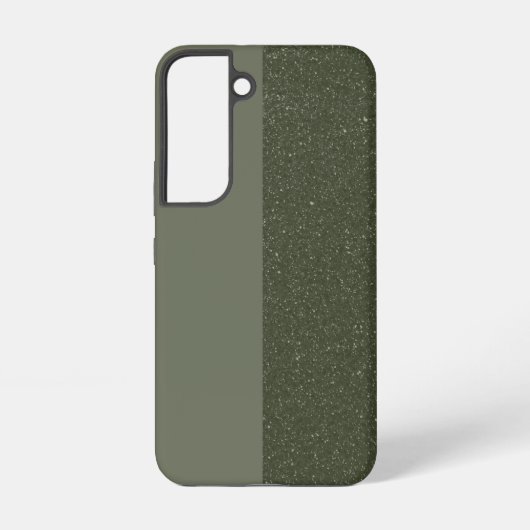 Coque Samsung Galaxy Moss Green Split Galaxy S22 Coque (Verso)