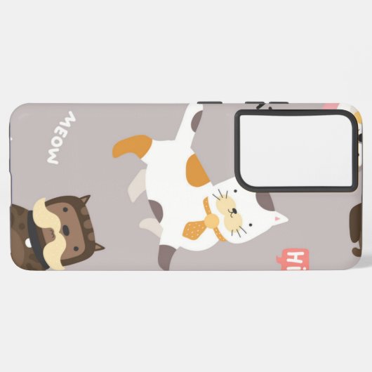 Coque Samsung Galaxy Motif (Côté gauche)