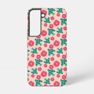Coque Samsung Galaxy motif_8_camellia et oiseau_2