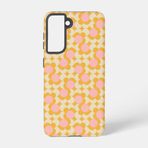 Coque Samsung Galaxy Motif à fleurs géométrique circulaire du milieu du
