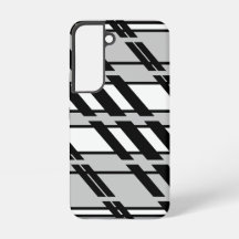 Motif Abstrait  de ligne Skyline Black