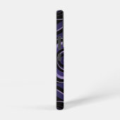 Coque Samsung Galaxy Motif Abstrait de Mandala violet moderne (Côté droit)