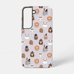 Coque Samsung Galaxy Motif Adorables Hiboux d'Halloween