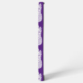 Coque Samsung Galaxy Motif amoureux de l'ananas violet (Côté gauche)