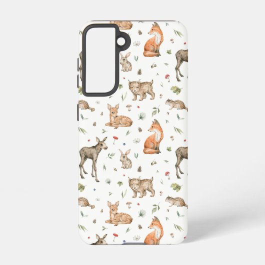 Coque Samsung Galaxy Motif animal de bois mou (Verso)