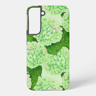 Coque Samsung Galaxy Motif aquarelle d'hortensia