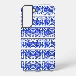 Coque Samsung Galaxy Motif arabe méditerranéen grec bleu