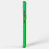 Coque Samsung Galaxy Motif arc-en-ciel bleu vert abstrait 3D (Côté droit)