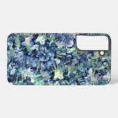 Coque Samsung Galaxy Motif Arrière - plan bleu Iris (Verso Horizontal)