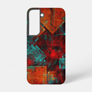 Coque Samsung Galaxy Motif artistique coloré moderne abstrait