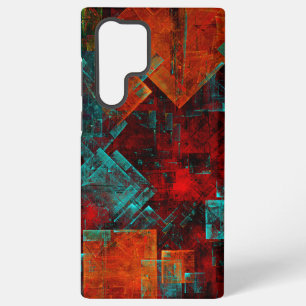 Coque Samsung Galaxy Motif artistique coloré moderne abstrait