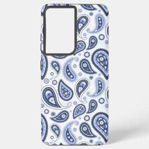 Coque Samsung Galaxy Motif Blue Paisley