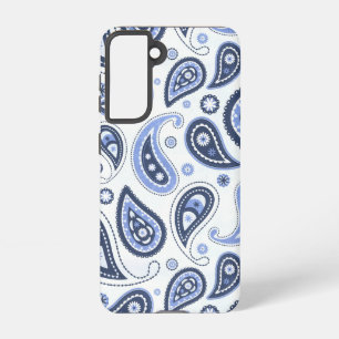 Coque Samsung Galaxy Motif Blue Paisley