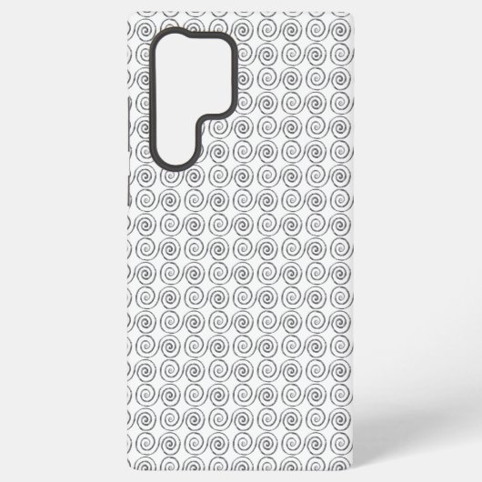 Coque Samsung Galaxy Motif celtique à double spirale (Verso)