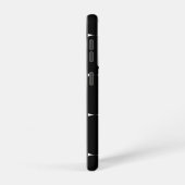 Coque Samsung Galaxy Motif Cercle géométrique blanc noir (Côté droit)