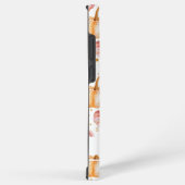 Coque Samsung Galaxy Motif Citrouille aquarelle avec nom (Côté droit)