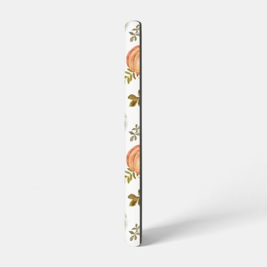 Coque Samsung Galaxy Motif Citrouille d'aquarelle d'automne (Côté gauche)