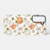 Coque Samsung Galaxy Motif Citrouille d'aquarelle d'automne (Verso Horizontal)
