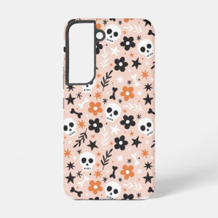 Coque Samsung Galaxy Motif Crâne de Fleur