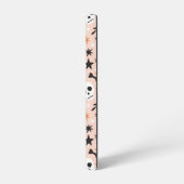 Coque Samsung Galaxy Motif crâne de fleurs (Côté gauche)